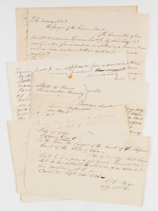 Documents Concerning Scott's Application to Practice Law in Ohio.