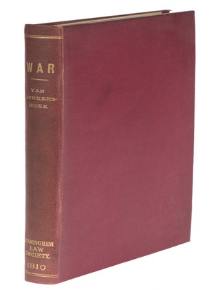 A Treatise on the Law of War, Philadelphia, 1810.