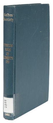 Item #72360 Pension Book of Clement's Inn. Vol. 78. Sir Cecil. Selden Society Vol. 78 Carr