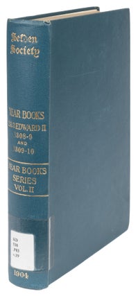 Item #72386 Year Books of Edward II. Vol II. 2 & 3 Edward II. Selden Society