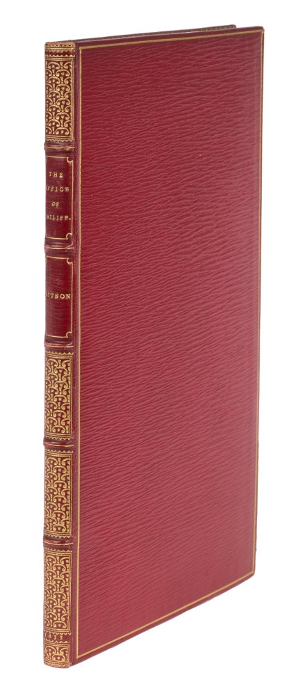 Item #72391 The Office of Bailiff of a Liberty, Only Edition, London, 1809. Joseph Ritson, Joseph Frank.