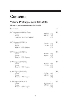 Proposed Amendments to the U.S. Constitution 2001-2021 Supplement Vol.