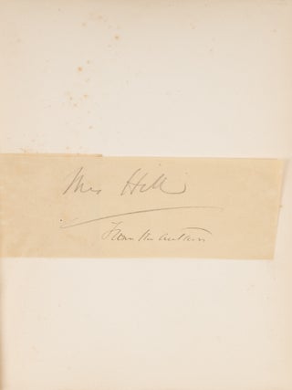 Speeches. First Edition, 1891. Presentation copy, Inscribed by Holmes.