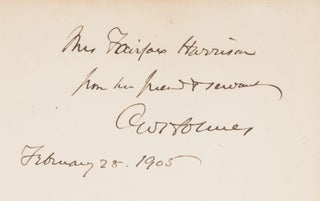 Speeches. 1900. Inscribed by Oliver Wendell Holmes, Jr.