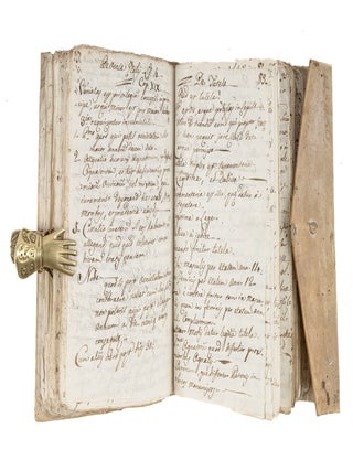 Legal Formulary. Italy, c 1797. Text in Latin and Italian.