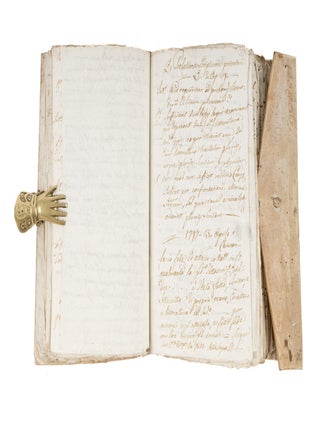 Legal Formulary. Italy, c 1797. Text in Latin and Italian.
