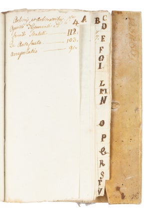 Legal Formulary. Italy, c 1797. Text in Latin and Italian.