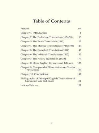 Grotius on War and Peace in English Translation.