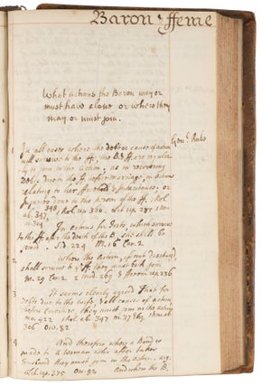 Legal Handbook, Great Britain, c 1750.