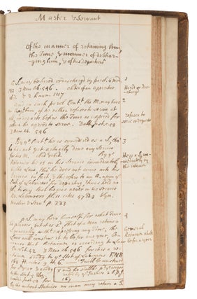 Legal Handbook, Great Britain, c 1750.