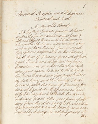 A Collection of the Stiles of Personal Rights and Diligence.