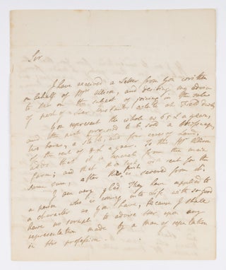 Item #72611 Autograph Letter Discussing Land Law, Inner Temple, January 2, 1770. Manuscript,...