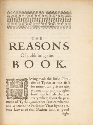 The Parsons Guide: or the Law of Tithes...