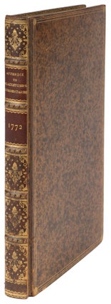 Item #72632 An Interesting Appendix to Sir William Blackstone's Commentaries. Joseph Priestley,...