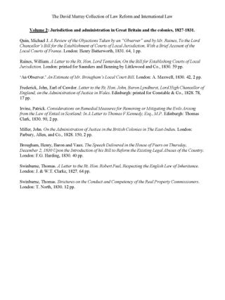 David Murray Collection of 155 titles: Law Reform & International Law