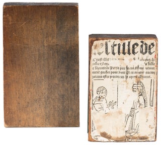 Reproductions of Two Sixteenth-Century Printing Blocks.