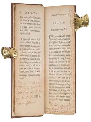 An Essay on Crimes and Punishments.