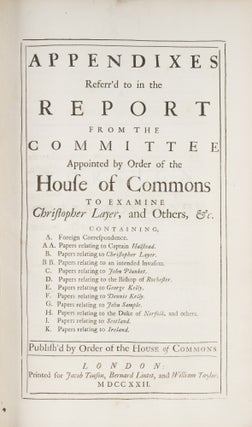 A Report from the Committee Appointed by Order of the House [And]...
