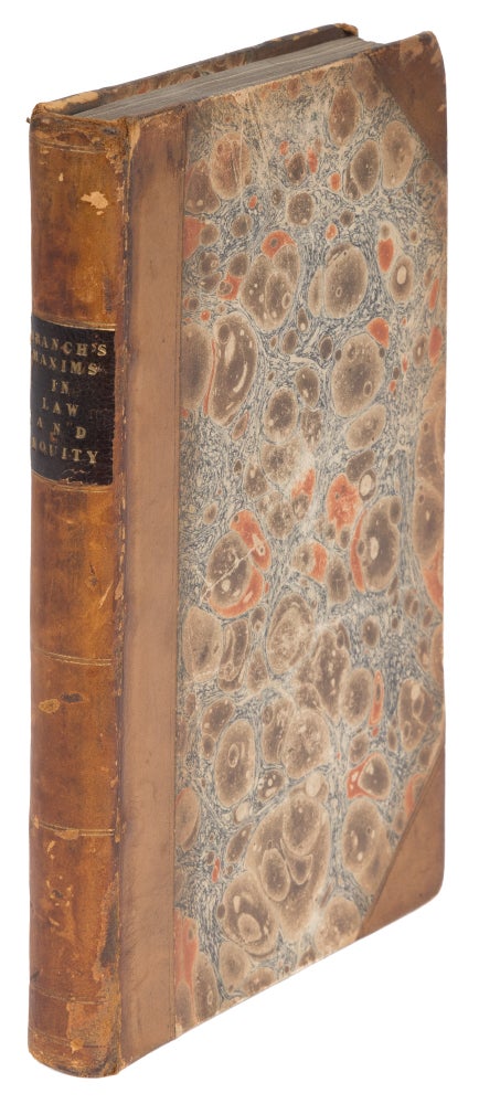 Item #72857 Principia Legis et Aequitatis, Being an Alphabetical Collection. Thomas Branch, John Richardson.
