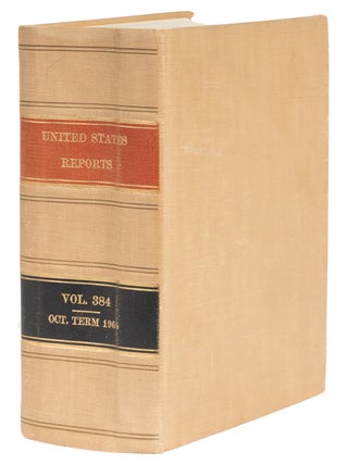 Item #72903 Miranda v Arizona, 348 US 436 (1966), A Landmark Decision. United States Supreme Court