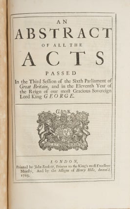 Anno Regni Georgii Regis, Undecimo, 1724.