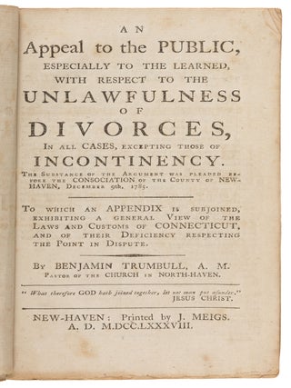An Appeal to the Public, Especially to the Learned, With Respect to...