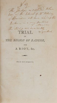 The Trial of the Bishop of Bangor and Others Before Mr Justice Heath..