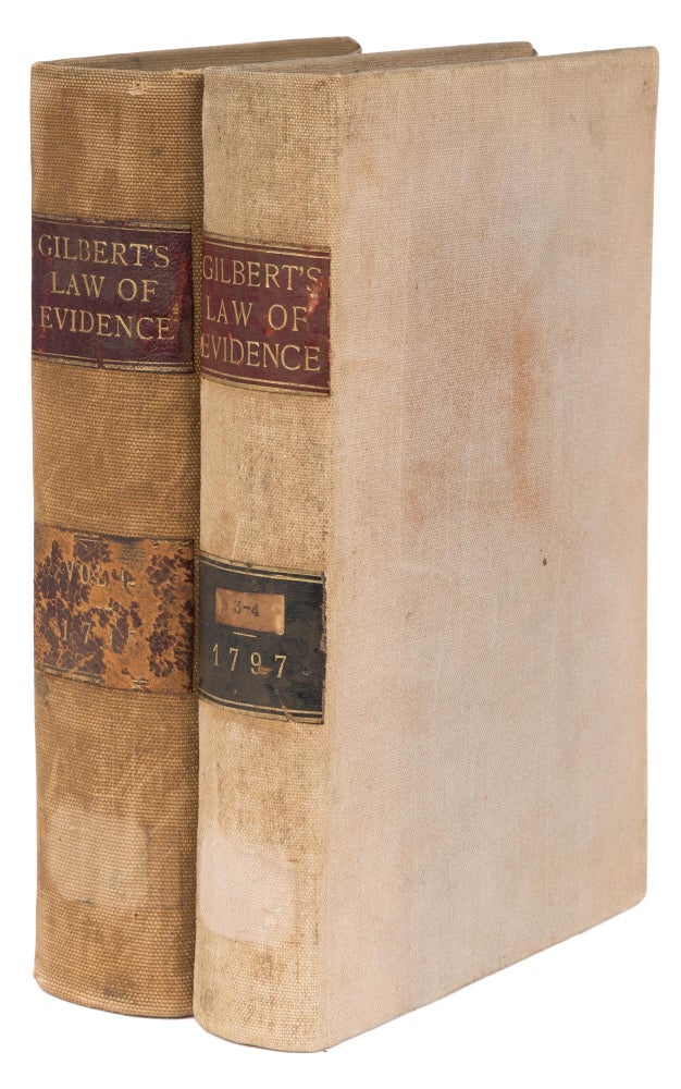 Item #73129 The Law of Evidence, Considerably Enlarged by Capel Lofft, 1795. Sir Geoffrey Gilbert, Capel Lofft.