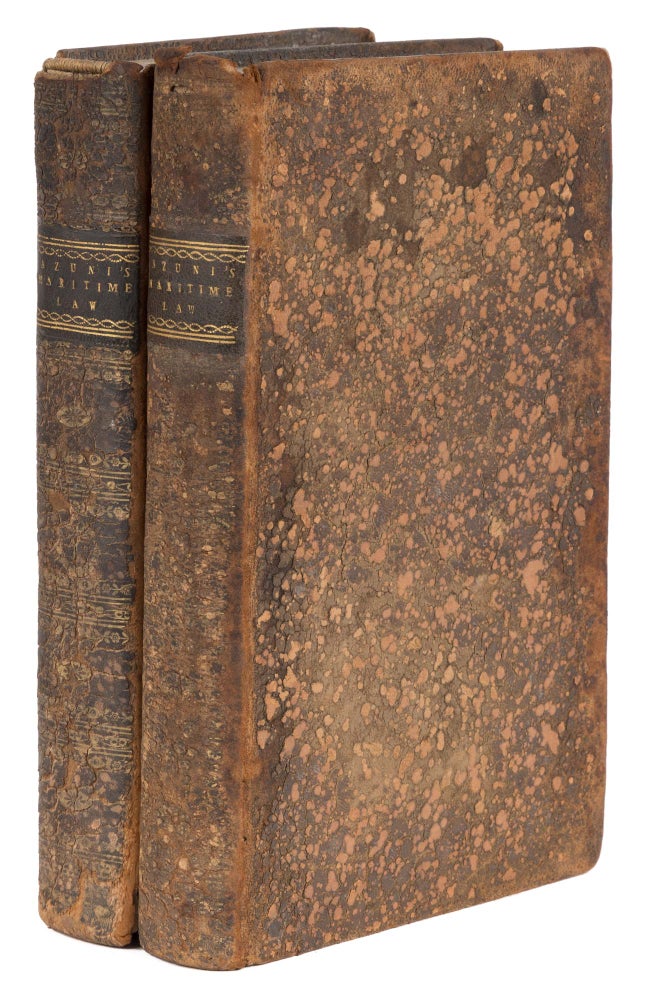 Item #73166 The Maritime Law of Europe, Translated from the French. 2 Volumes. MDA Azuni, William Johnson.