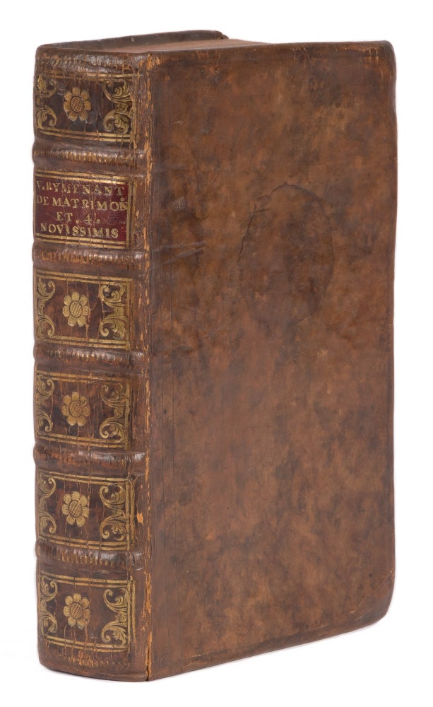 Item #73204 Manuscript Copy of Tractatus de Sponsalibus et Matrimonio, 1767-1768. Manuscript, Peter Dens.