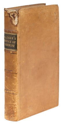 Item #73278 A Practical Treatise on the Law Relating to the Office and Duty of. William Henry Watson