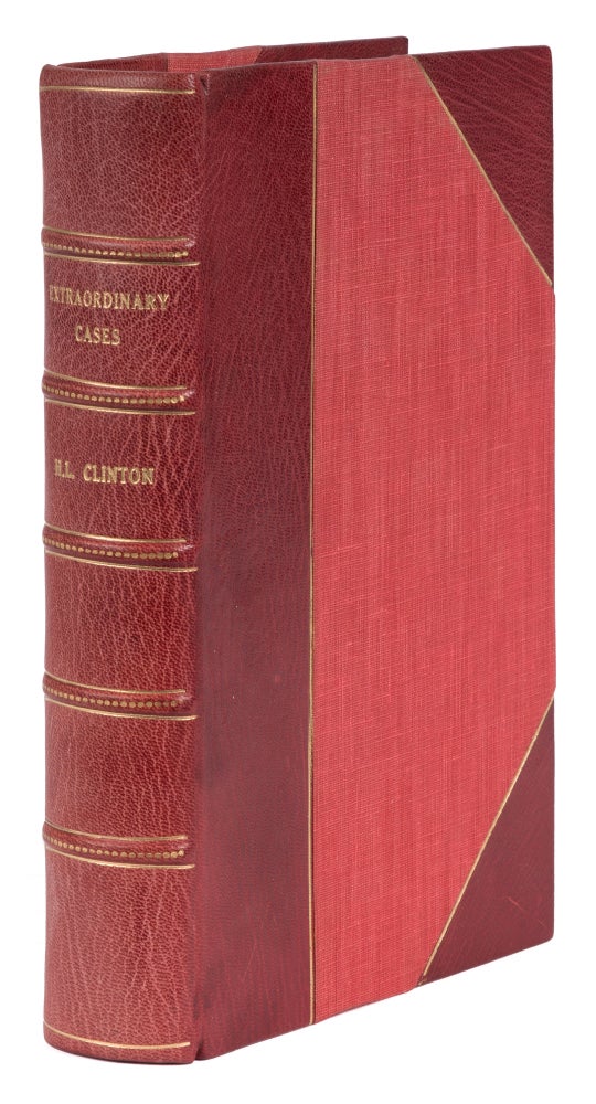 Item #73303 Extraordinary Cases. New York, 1896. Three-quarter morocco binding. Henry Lauren Clinton.