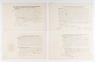 Item #73320 4 Judicial Appointment Certificates, Litchfield County, CT, 1829-1839. Manuscript...