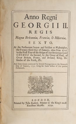 Anno Regni Georgii II Regis, Sexto, 1732.