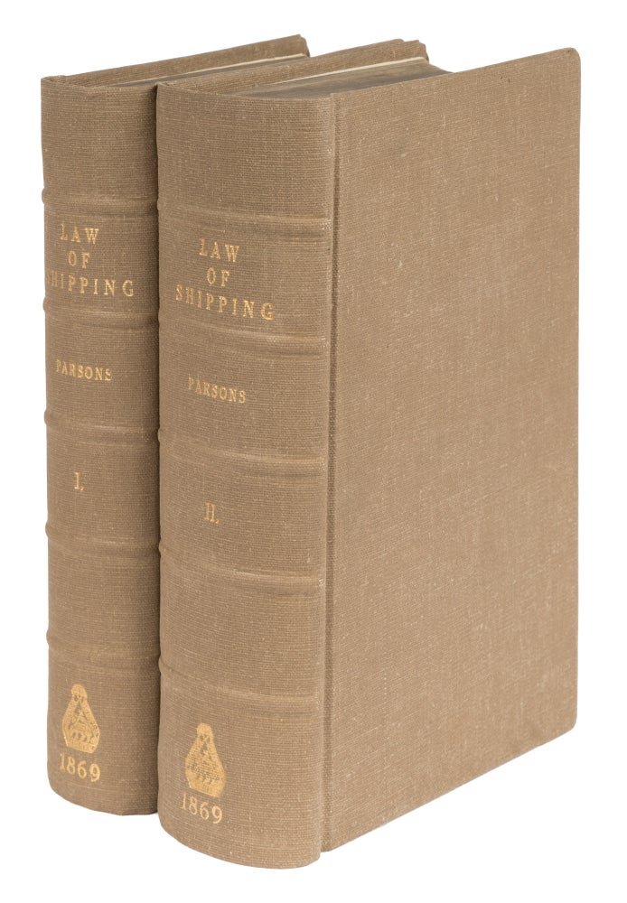 Item #73407 A Treatise on the Law of Shipping and the Law and Practice Admiralty. Theophilus Parsons.