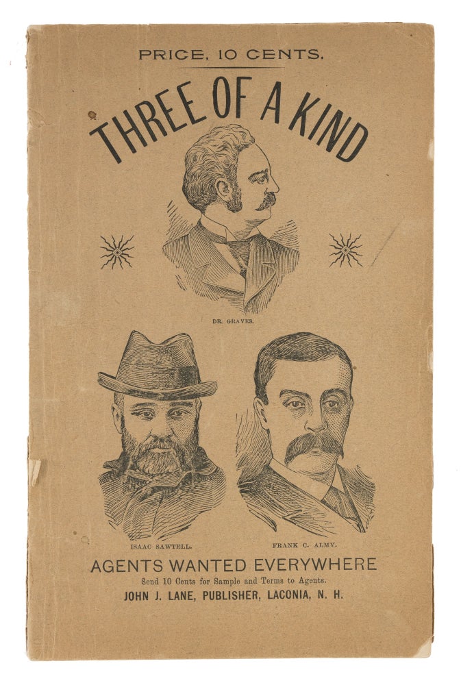 Item #73413 Three of a Kind, Dr Graves, Isaac Sawtell, Frank C Almy. Murder, United States.
