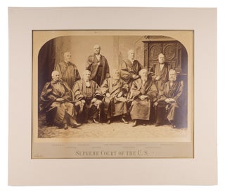 Item #73437 Group Portrait of the Waite Court, 20" x 24" in 24" x 27-1/2" Matte. United States...