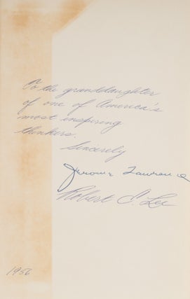 Inherit the Wind, First Edition, Inscribed by Both Authors.