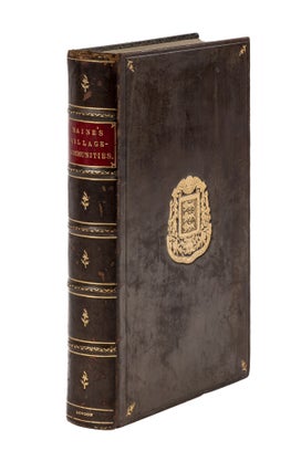Item #73461 Village Communities in the East and West. Henry Sumner Maine