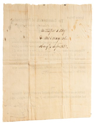 Summons to Appear as a Witness, Lycoming County, Pennsylvania...