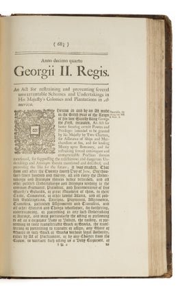 Anno Regni Georgii II Regis, Decimo Quarto, 1740.