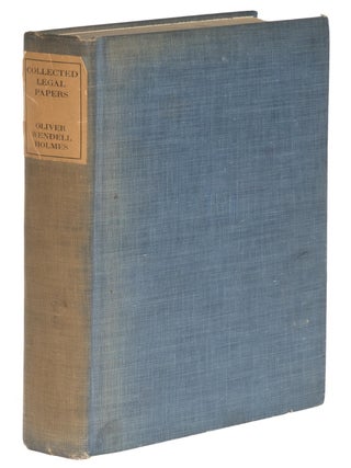 Collected Legal Papers. First edition, Inscribed by Holmes.