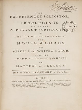 The Experienced Solicitor, In Proceedings Under the Appellant...