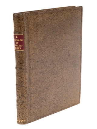 Item #73616 A Defence of Some Proceedings Lately Depending in Parliament. Land Law, Great Britain