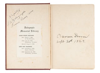 Crime: Its Cause and Treatment, in dust jacket, signed by Darrow.
