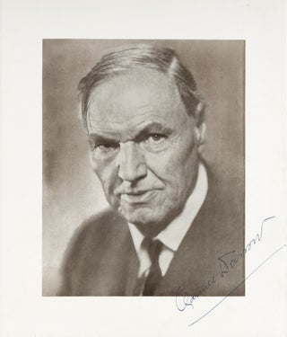 Item #73626 12-1/2" x 10" Black-and-White Portrait Photograph of Darrow, Signed. Clarence Darrow