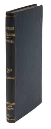 Item #73628 An Essay on the Learning of Contingent Remainders and Executory. Charles Fearne