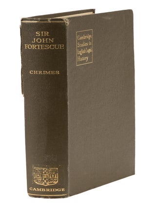 Item #73650 De Laudibus Legum Angliae, A Treatise in Commendation of the Laws. Sir John...