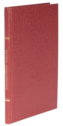 Item #73682 A Disquisition on the Right of Jurisdiction in Peerage Successions. Thomas...