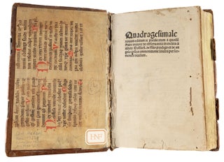 Quadragesimale de Filio Prodigo, 1497. With 18 full page woodcuts.